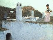 John Singer Sargent View of Capri Spain oil painting reproduction